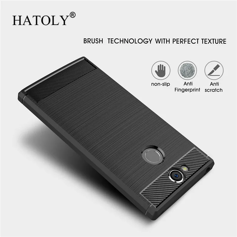 HATOLY For Capa Sony Xperia XA2 Case Rubber &amp Soft TPU Rugged Covers Fundas 5.2&quot | Мобильные телефоны и аксессуары