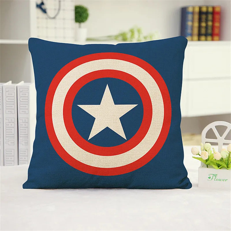 Чехол для подушки с изображением супергероев из мультфильма чехол дома клуба