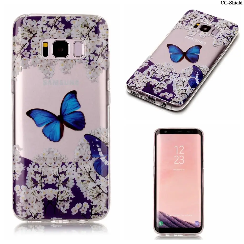 Мягкий ТПУ чехол для Samsung Galaxy S8 S 8 Plus S8Plus G955D G955F G955FD силиконовый телефона SM-G955F SM-G955FD