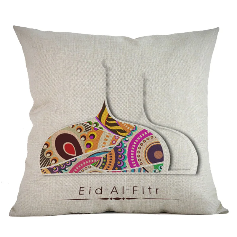 Мусульманский декоративный чехол для подушки Eid Раман мусульманский Мубарак