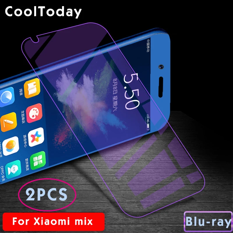 MIX BL 2 шт./лот, защитная пленка для xiaomi mi Mix 2 S, матовое закаленное стекло для xiaomi mi x 2 S, Защита экрана для xiaomi mi x2 IIRROONN - Цвет: MIX BL