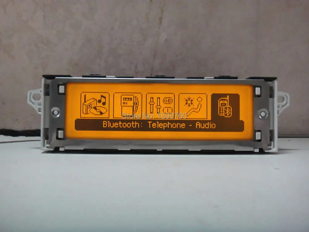 6 шт. экран Поддержка USB Dual zone air Bluetooth дисплей желтый монитор английский