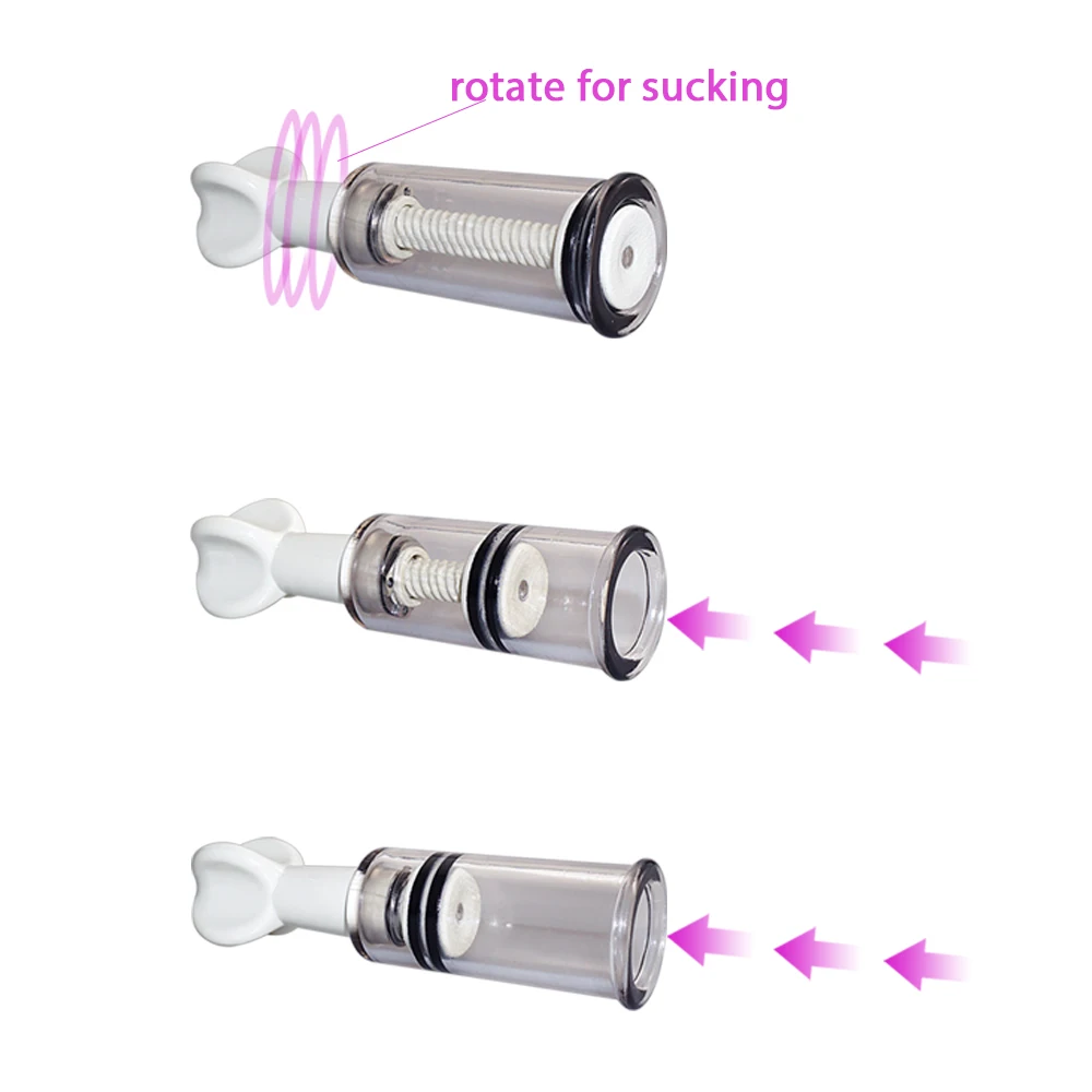 3 шт. женские грудные зажимы для сосков присоска насос увеличитель клитора