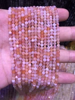 natural red botswana agate carnelian beads3mm faceted round spacer beadsgem stone faceted seed beadstiny beads15 5string