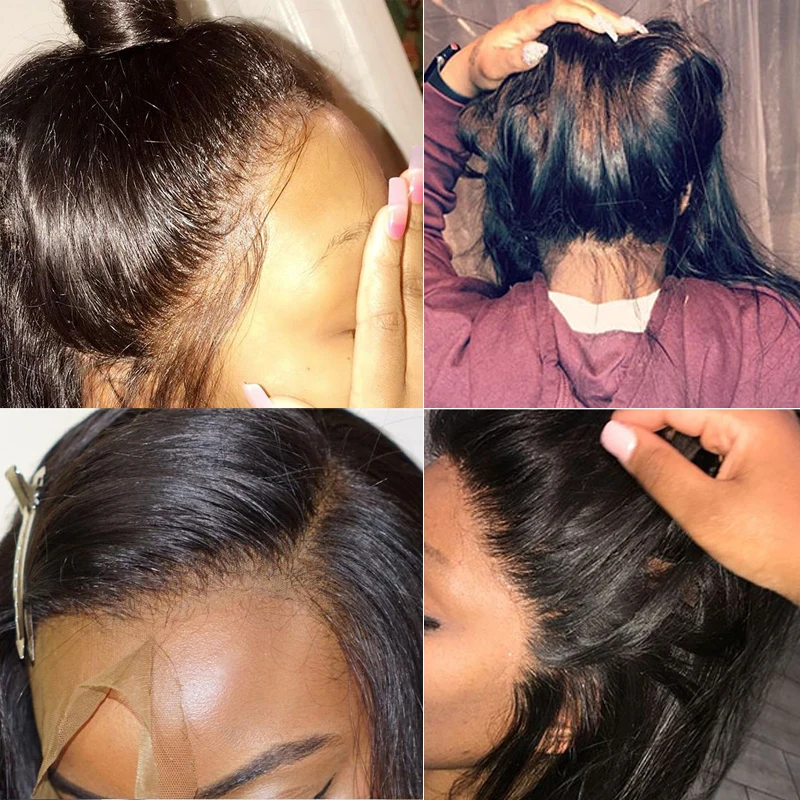 Парики из человеческих волос на сетке без клея с детскими волосами