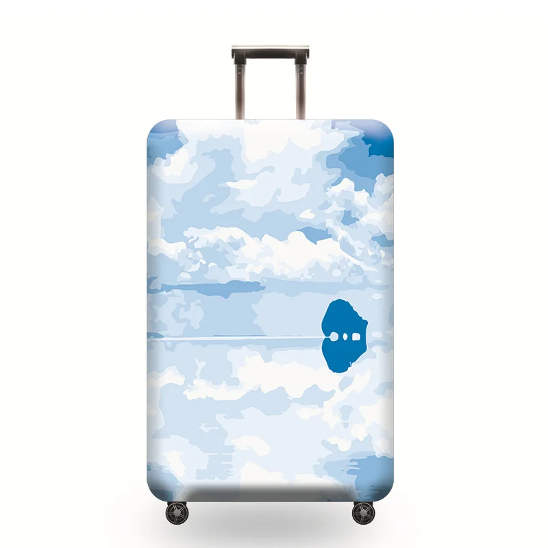 F Luggage cover Новые утолщенные защитные чехлы для багажа, эластичный Чехол для багажа, чехол для багажа 18-32 дюймов, чехол для костюма, аксессуары для путешествий - Цвет: F Luggage cover