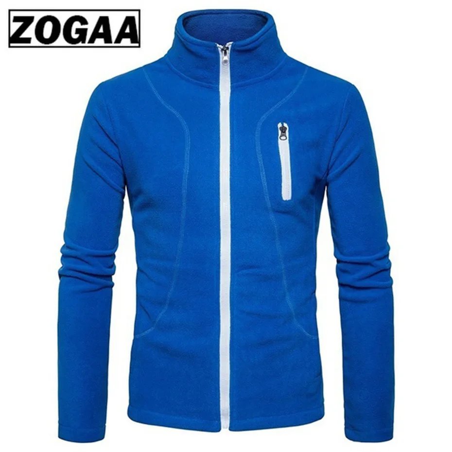 Мужская Спортивная повседневная одежда ZOGAA жаккардовые толстовки с капюшоном на