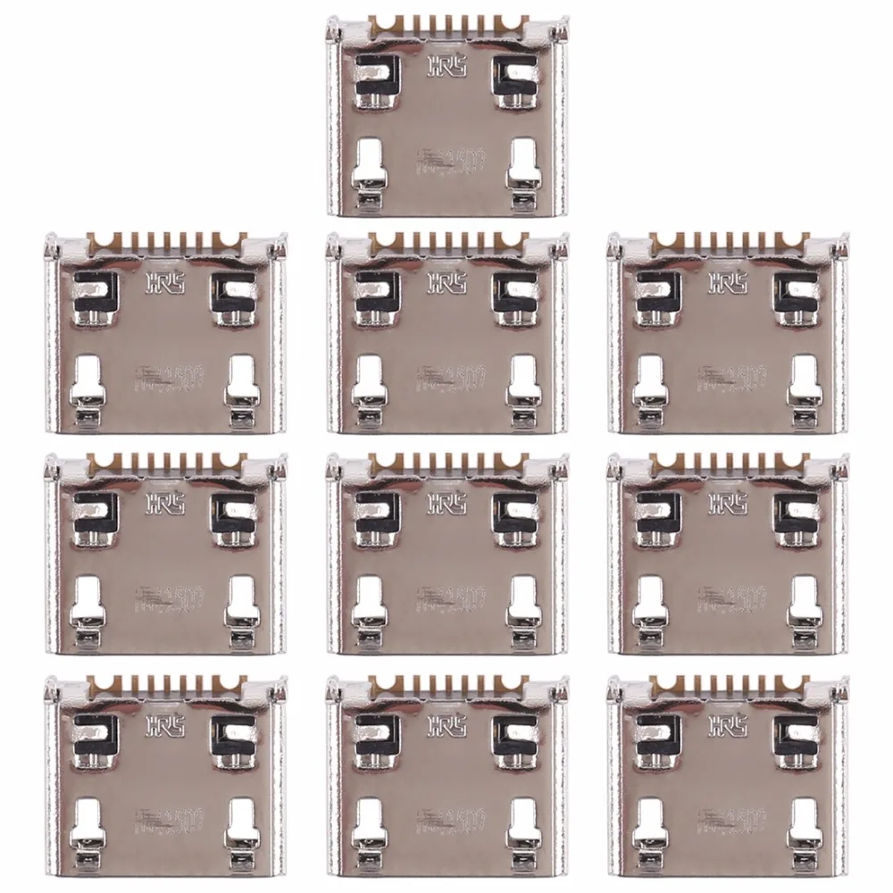 10 PCS Charging Port Connector for Samsung Galaxy Trend II Duos / S7572 | Мобильные телефоны и аксессуары