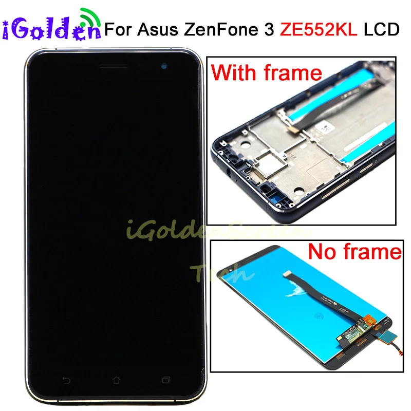 Для Asus ZenFone 3 ZE552KL ЖК-дисплей Панель кодирующий преобразователь сенсорного экрана