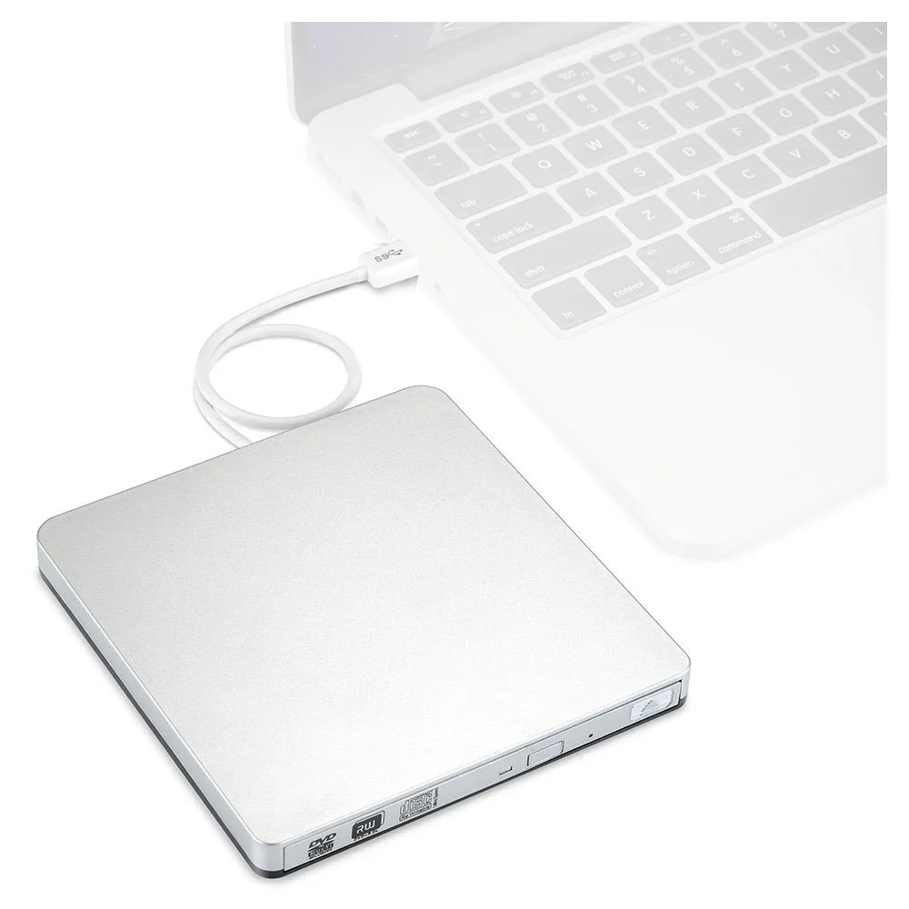 Внешний тонкий USB 3,0 DVD горелки DVD-RW VCD CD RW привод горелки Привод Superdrive портативный для Apple Mac MacBook Pro Air iMAC