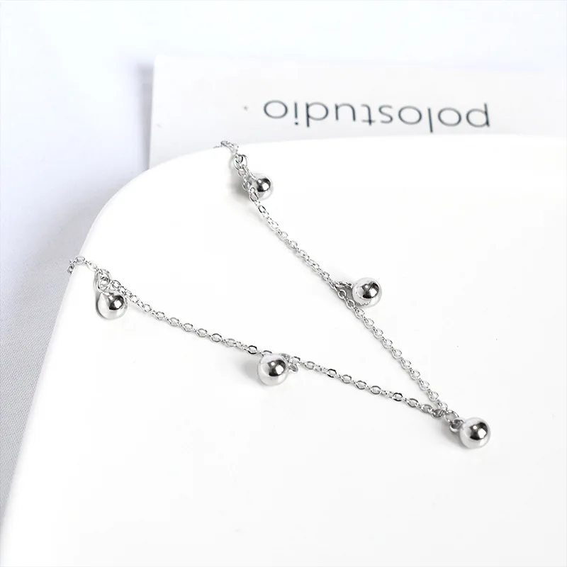 Женские браслеты с кисточками Flyleaf простые из настоящего серебра 925 пробы