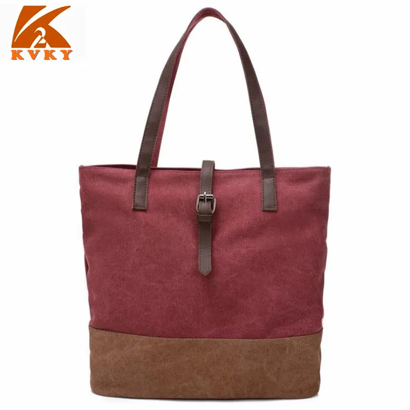 

KVKY Causal Women Handbags Shoulder Bag Vintage Female Totes Daily Shopping All-Purpose High Quality Dames Handbag Crossbody bag