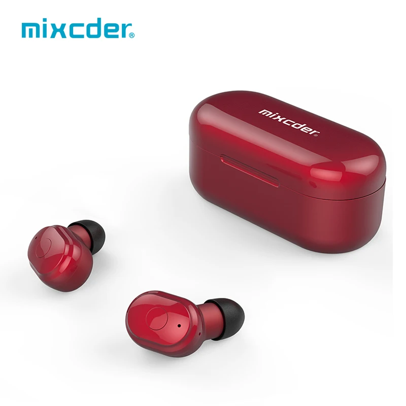 Mixcder T1 TWS Bluetooth наушники 5 0 CVC 8 шумоподавление беспроводные мини стерео с двойным