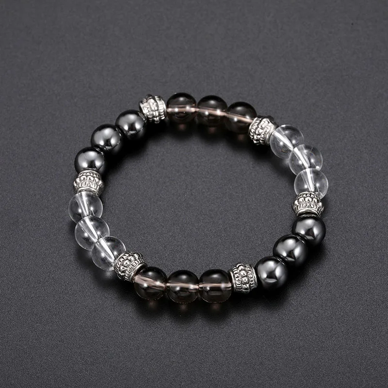 

Slimming Product Cool Magnetic Bracelet Beads Hematite Stone Therapy Health Care Magnet Hematite Beads Bracelet