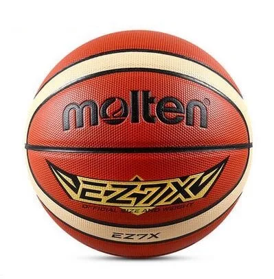 Баскетбольный Мяч Molten EZ7X/EZ6X/EZ5X, высокое качество, настоящий баскетбольный мяч из расплавленного полиуретана, Официальный Размер 7/размер 6/5 - Цвет: EZ7X for men
