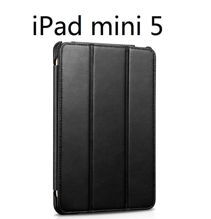 iPad mini 5 ICarer для iPad Pro 11 дюймов Винтаж серия натуральная кожа чехол для iPad Pro 12,9 дюйма Смарт Настоящее кожаный чехол - Цвет: iPad mini 5