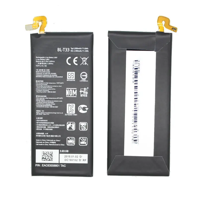 1x3000 мА/ч, BL-T33 BL T33, запасная батарея, батарея для LG q6 M700A M700AN M700DSK M700N Батарейки+ инструмент