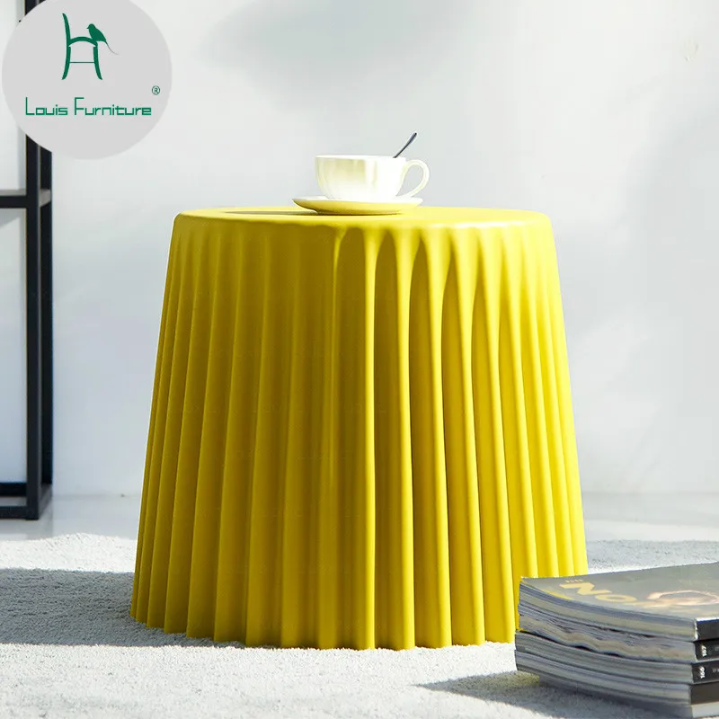 Луи модный современный диван чайный столик для спальни Мини боковая