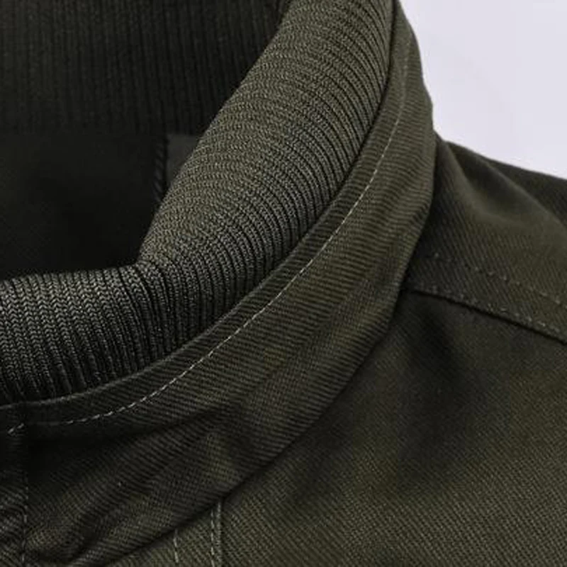 

Wholesale Big and Tall Mens Jacket and Coats 6XL Plus Size Military Coats Male Army Green Mens Jackets Streetwear European A642