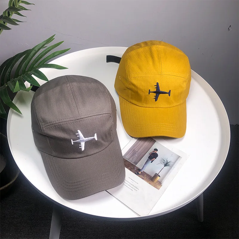 2019 Весна Лето Вышивка самолет уличная бейсболка хлопковая кепка Snapback спортивные
