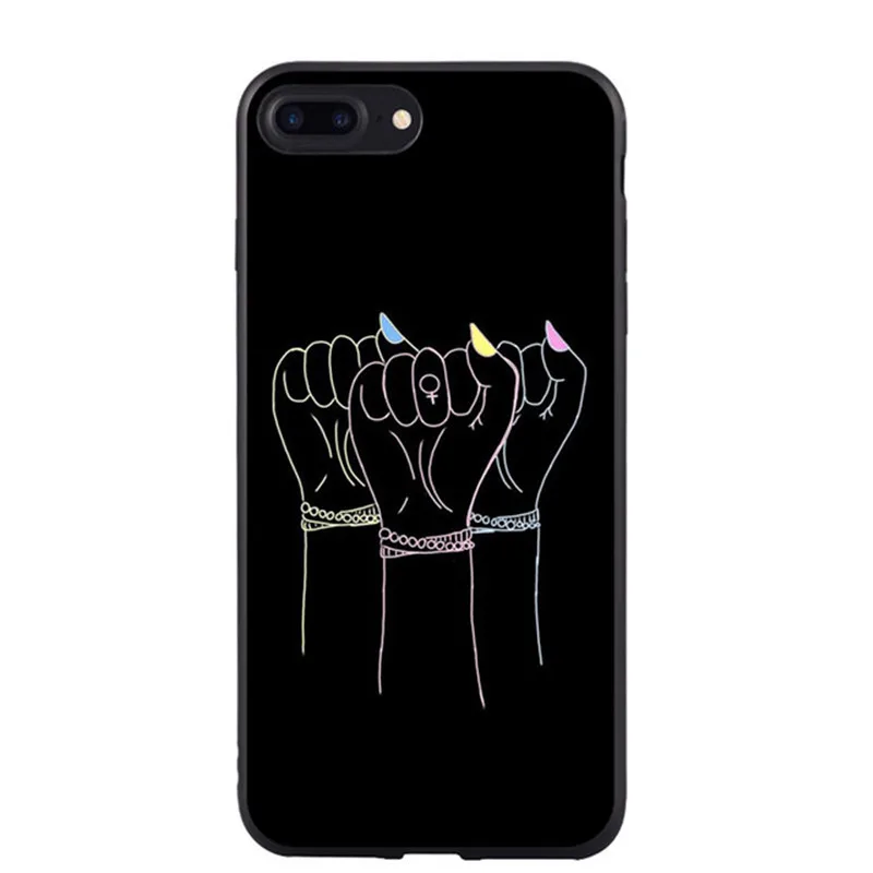 Абстрактный художественный чехол для iphone x ультра тонкий мягкий 8 плюс