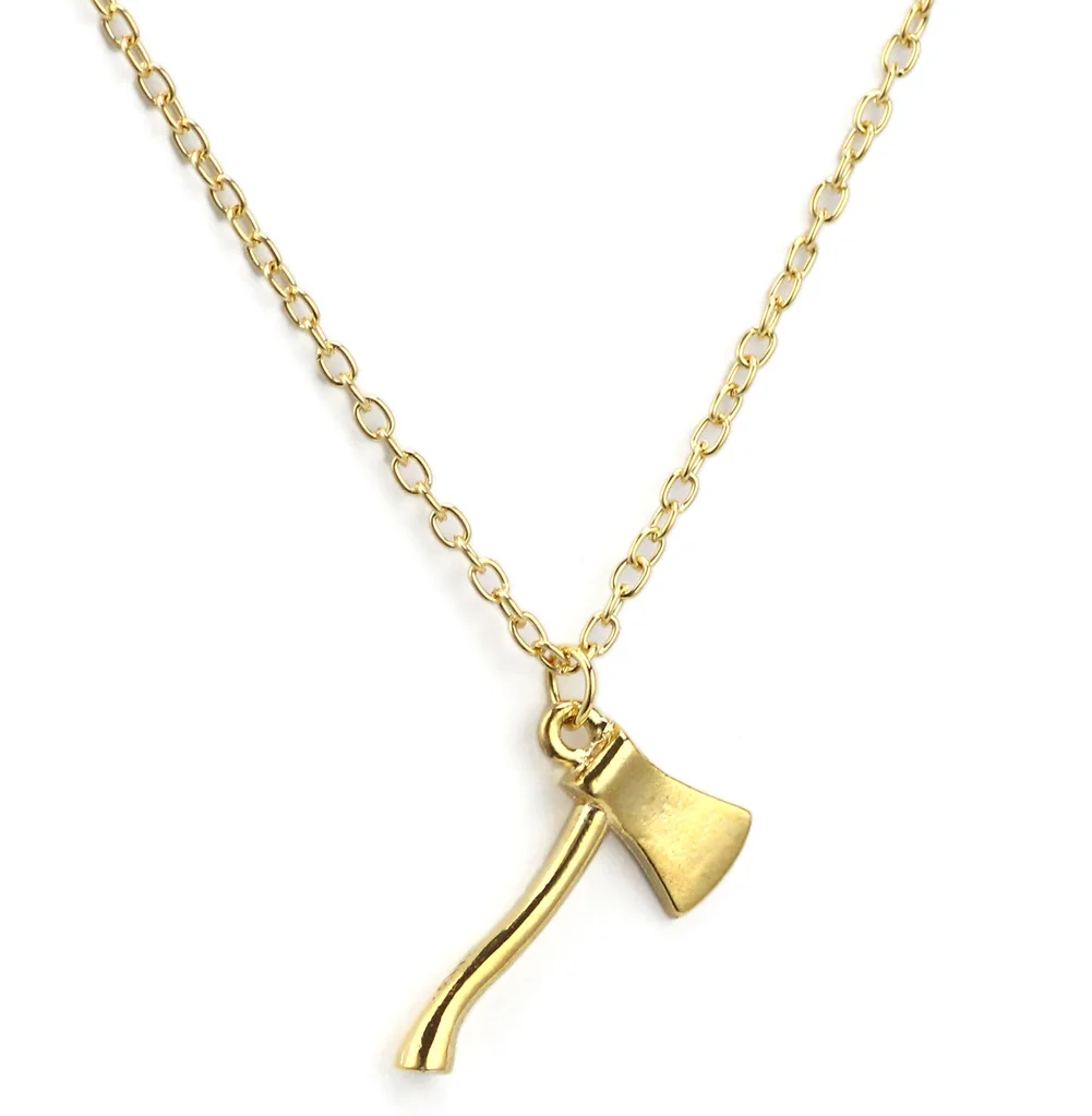 Золотой топор латунь подвеска в виде топора люмберджек инструмент охотник зомби