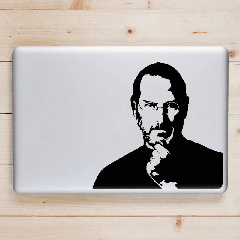 Стикер для ноутбука с портретом Стива наклейка Apple Macbook Pro Air Retina 11 12 13 15 дюймов Dell Mac