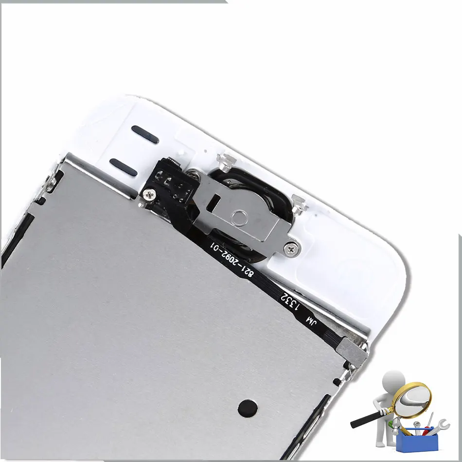 Полный lcd или полная сборка Дисплей или Экран для iPhone 5S A1453 A1457 A1518 A1533 с Кнопка возврата на главный экран и Фронтальная камера