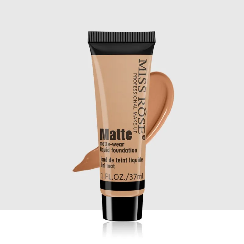 Основа для консилера с полным покрытием лица водостойкая матовая бронзовая