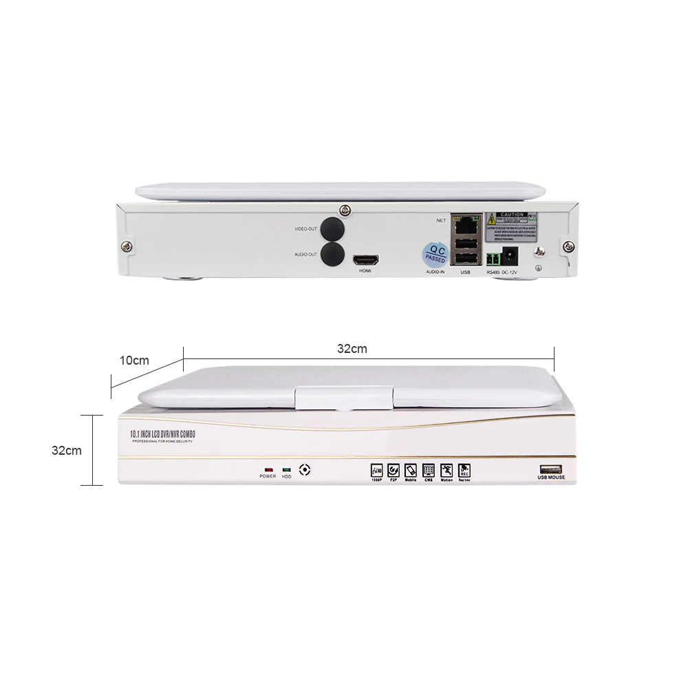 Видеорегистратор LOOSAFE H.265X HD 1080P CCTV NVR 8CH видеорегистратор с датчиком движения ONVIF P2P