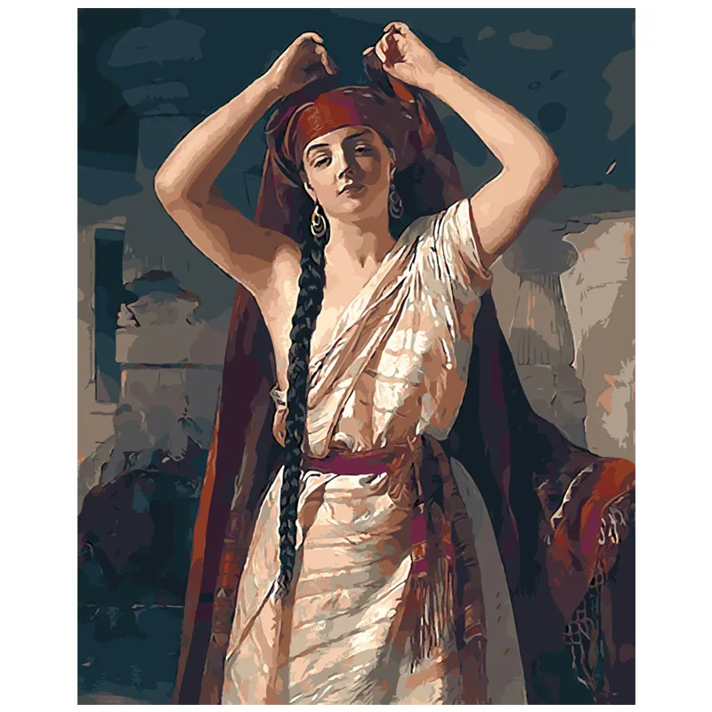 Защелка превосходную картину танцы Дива танец картина маслом по номерам Самба