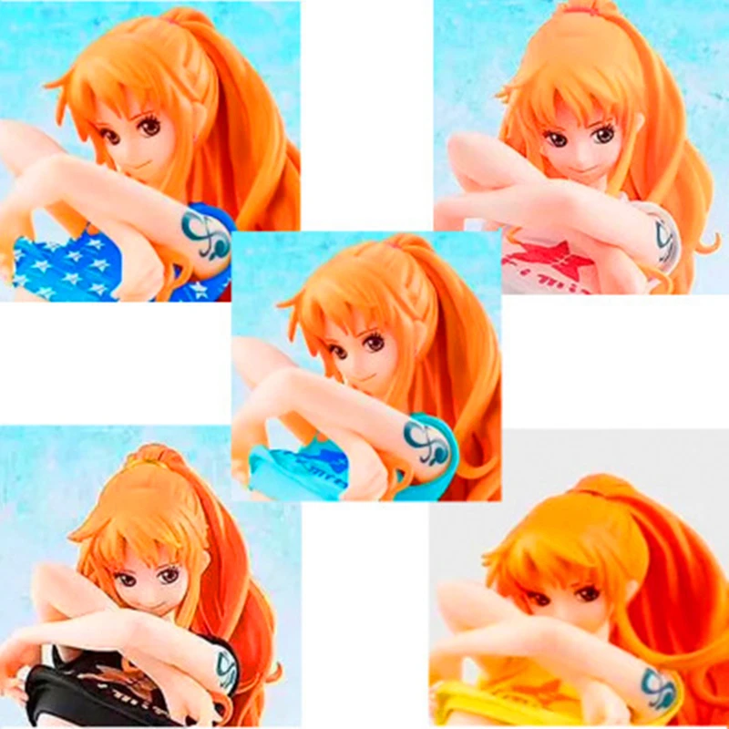 14 см цельная Аниме Фигурка экшн фигурка нами купальник футболка Ver Sexty Girl Doll