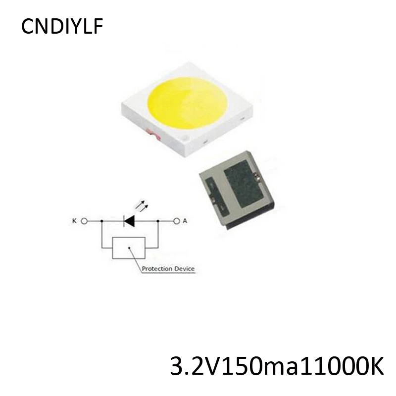 Оригинальный светодиодный светильник Everlight 100 шт. 3030 3 в до 2 150 мА 1 чип быстрая