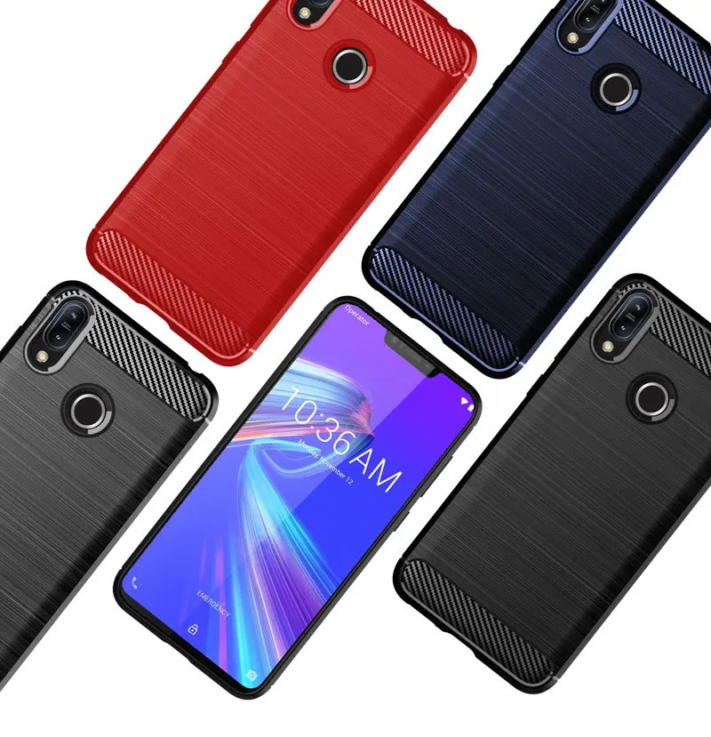 Для Asus ZenFone Max M2 ZB633KL чехол из углеродного волокна TUP Силиконовый противоударный мягкий чехол для Asus ZenFone Max M2 ZB633KL чехол для телефона
