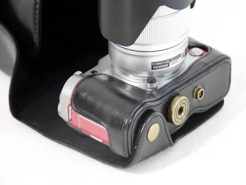 Камера из искусственной кожи чехол для Fujifilm Fuji XA3 X-A3 камера сумка с плечевым ремнем