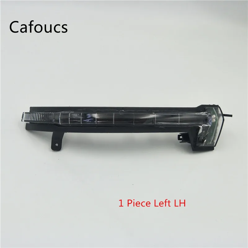 1 piece left LH Cafoucs зеркало заднего вида Поворотная сигнальная лампа светодиодный индикатор светильник для Volkswagen VW Touareg 2011 2012 2013 - Испускаемый цвет: 1 piece left LH