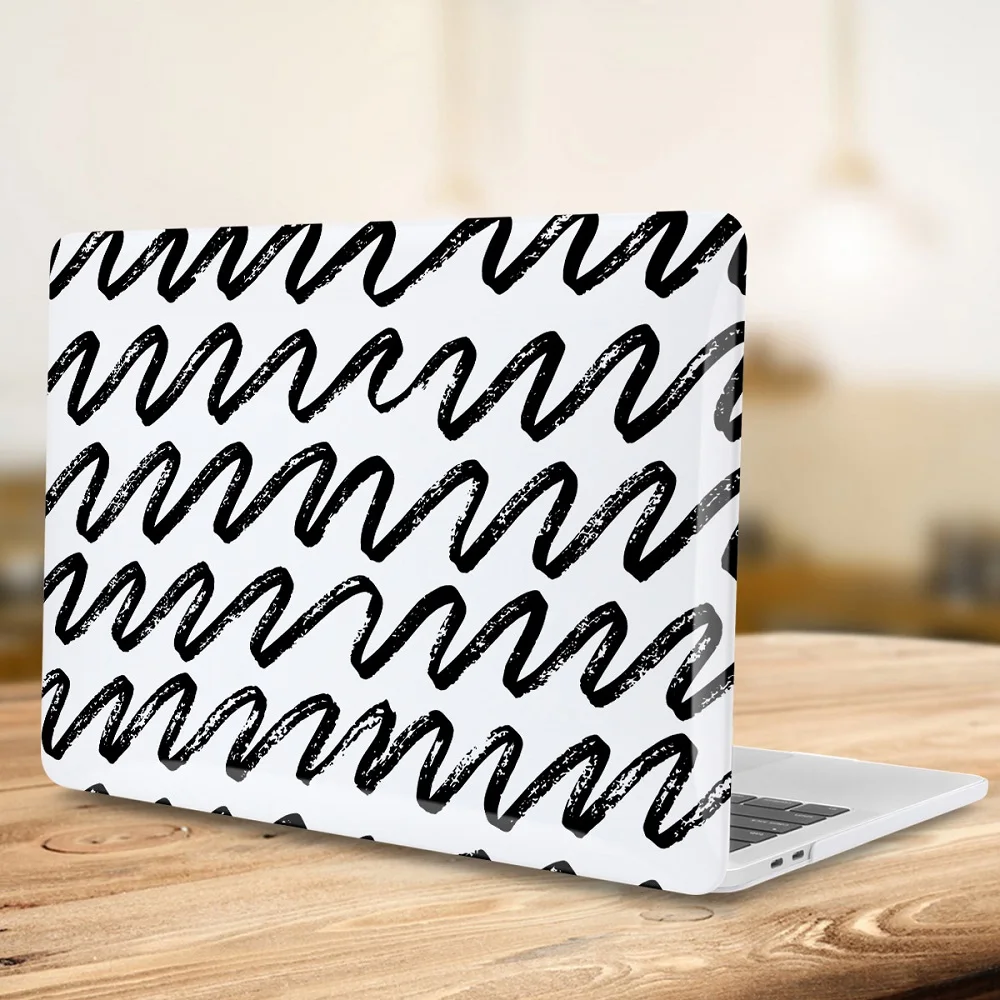 Для Coque MacBook Air 11 12 13 retina пазл в полоску чехол для ноутбука Новый Macbook Pro 15 Touch Bar A1708