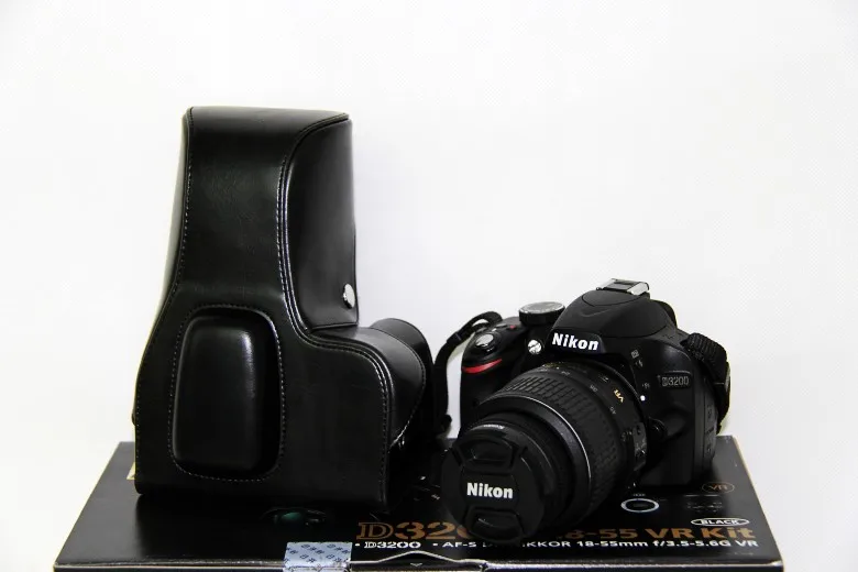 Бесплатная доставка высококачественный чехол из искусственной кожи для камеры