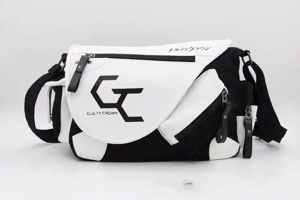 

Japan Anime Guilty Crown OUMA SHU Void Canvas Casual Zipper Shoulder Bag Crossbody Bags Schoolbags Messenger Bag Gift