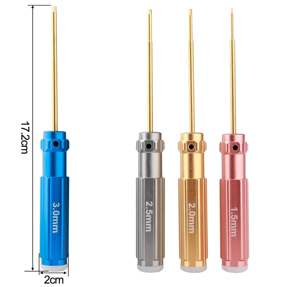 1PCS Hex Screwdrivers Key Driver Tool Set 1.5mm 2mm 2.5mm 3mm for RC Hobby Model Car/Heli HSP Alloy Aluminum Tools Kits | Инструменты