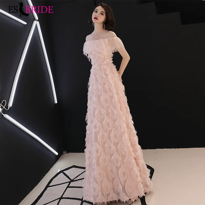 Модное Вечернее платье, элегантное, Vestidos de fiesta de noche, свадебное, вечернее платье для особых случаев ES1615