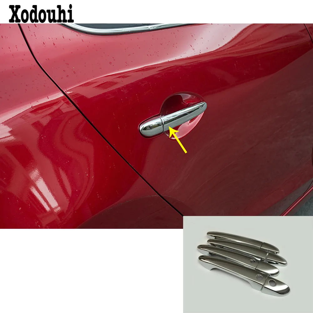 

8 шт., хромированные Чехлы для Mazda CX-3 CX3 2017 2018 2019 2020