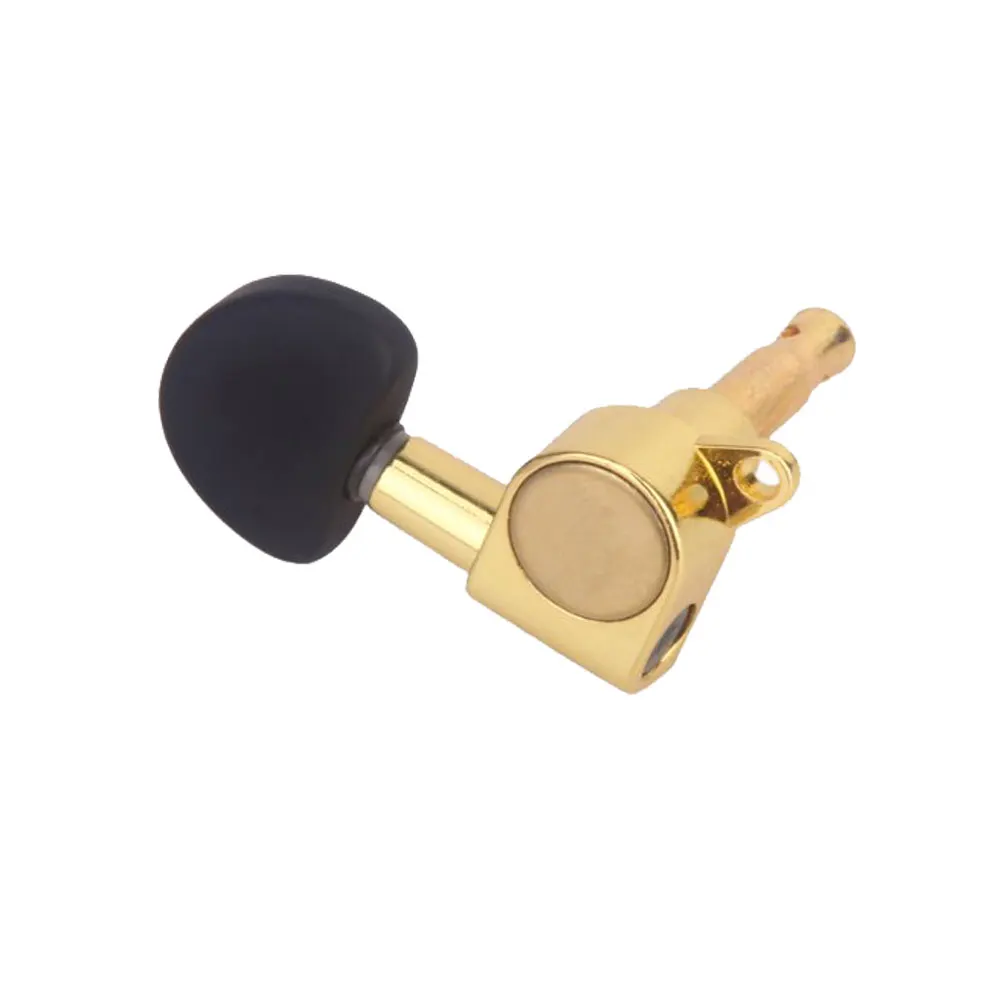 Гитары аксессуары Позолоченные Черный полукруг закрытым настройки-Гитары
