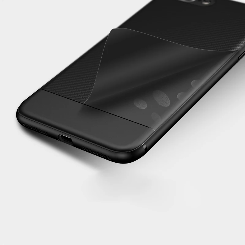 Роскошный силиконовый чехол для телефона Huawei P20 Lite Pro из углеродного волокна
