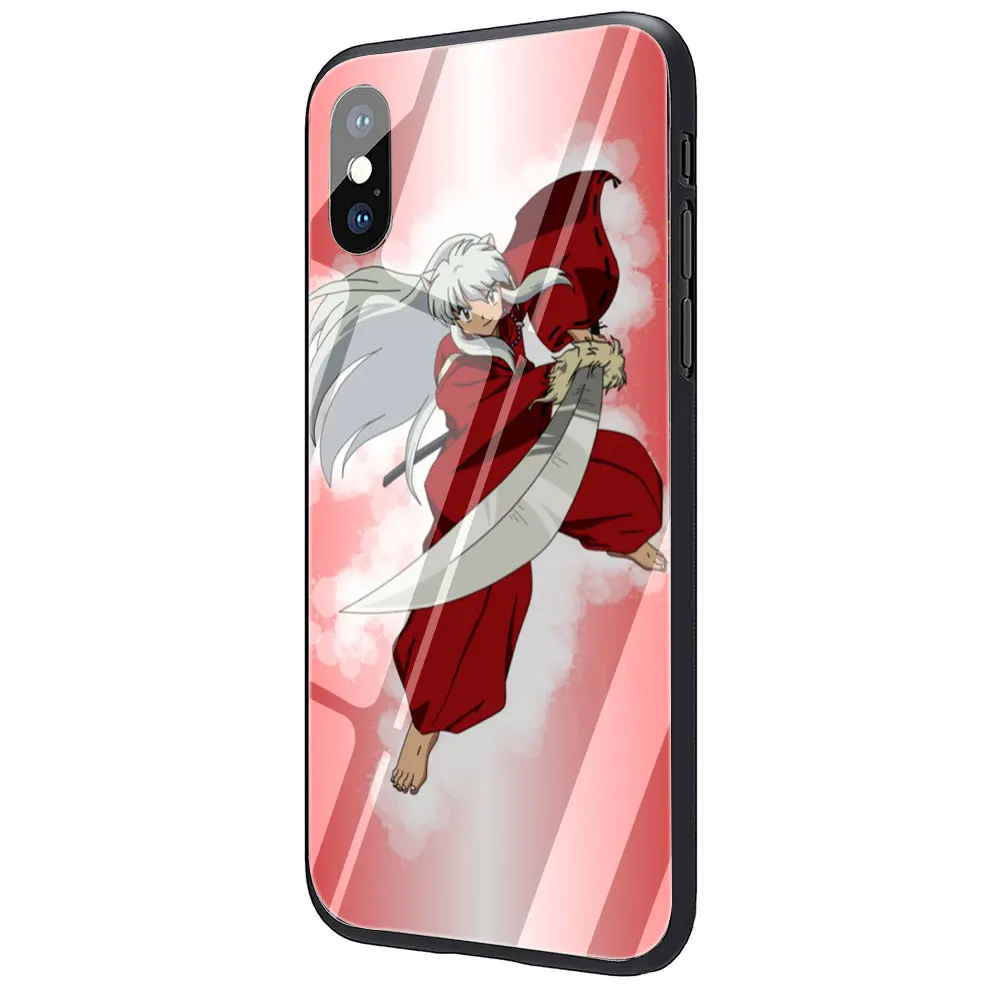 G8 Inuyasha Аниме закаленное стекло чехол для телефона iPhone 11 Pro 6 6S Plus 7 8 Plus X XS XR XS Max - Цвет: G8