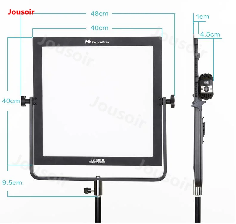 FalconEyes SO-60TD 60W led panel lamp square soft indoor Studio Light for film shooting photography lighting CD50 T06 | Электроника