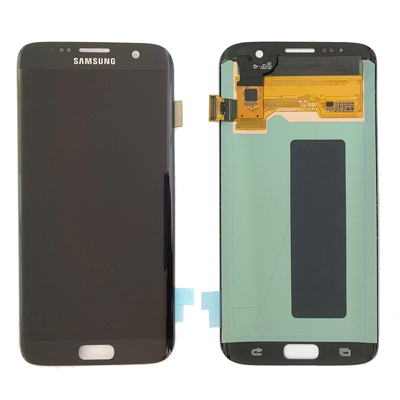 Для samsung Galaxy S7 EDGE G935 G935F Super AMOLED ЖК-дисплей + сенсорный экран дигитайзер сборка