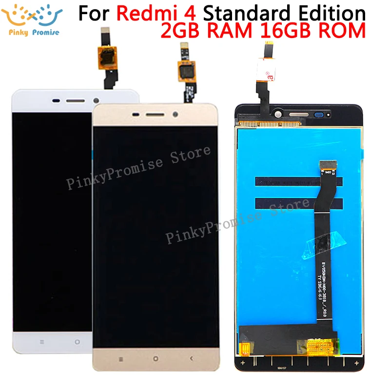 Протестированный для Xiaomi redmi 4 2 Гб ОЗУ 16 ПЗУ ЖК-экран + сенсорный экран дигитайзер |