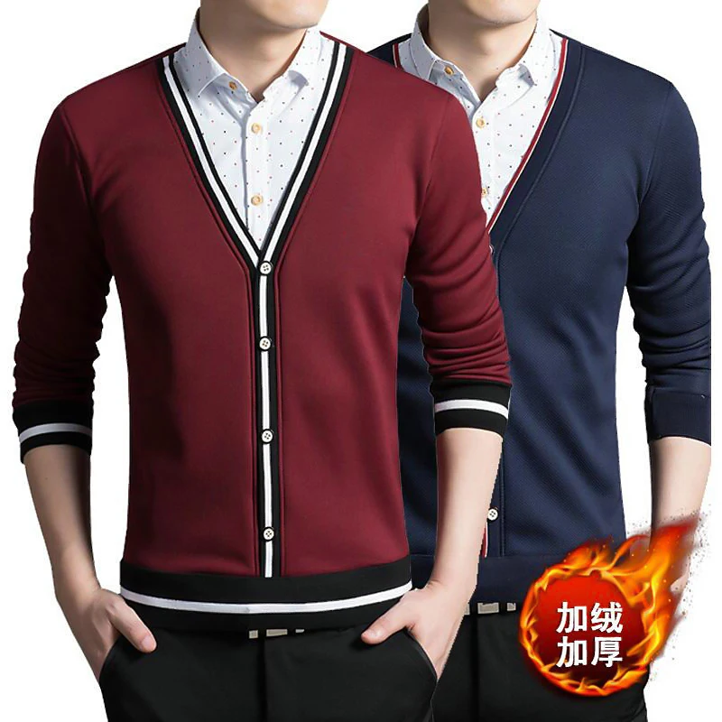 Новый зимний стиль мужские изысканные кашемировые рубашки с длинным рукавом