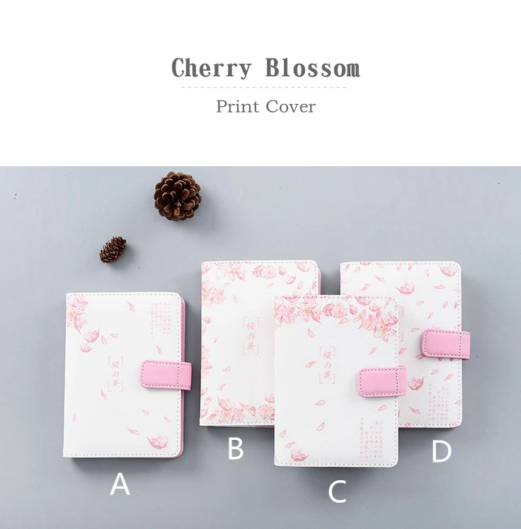 A6 Cherry Blossom Печатный планировщик фокус bullet journal BUJO записные книжки недатированные ежедневный календарь канцелярские товары